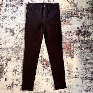American Eagle Outfitters Hi-Rise Jeggings - Black - Size 4 Regular